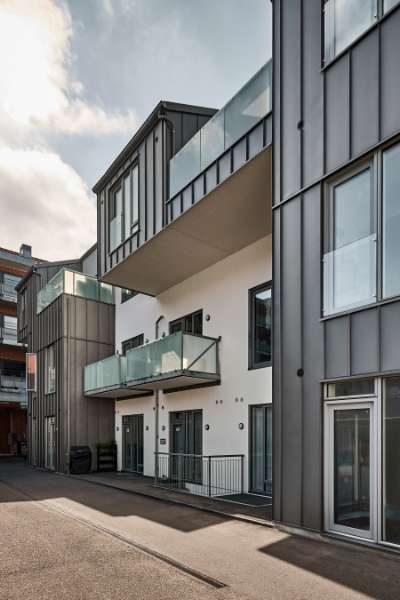 From classrooms to new homes with steel façades and steel roofs, Dannebrogsgade 43, 9000 Aalborg, Denmark